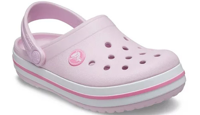 Pink Crocs Kids Crocband Clogs