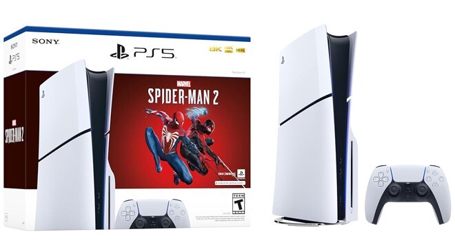 PlayStation 5 Console Marvels Spider Man 2 Slim Bundle