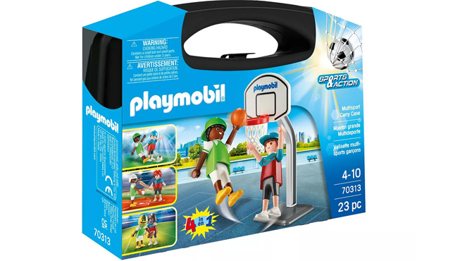 Playmobil 23 Piece Multisport Carry Case Set