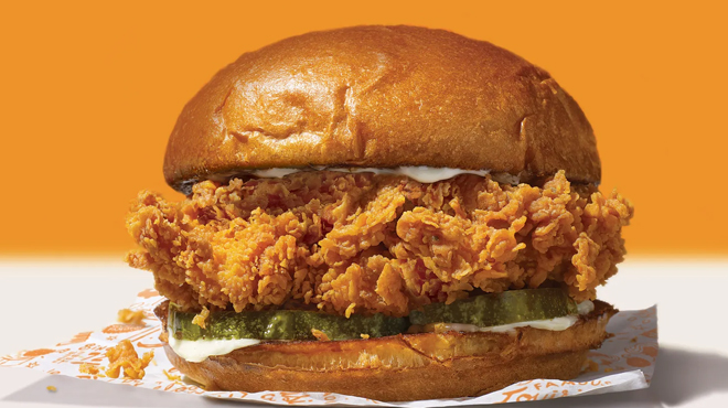 Popeyes Crispy Chicken Sandwich