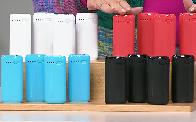 Power Bank 4 Packs in 4 Different Colors