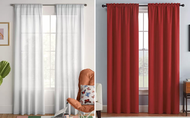 Room Essentials Window Curtain Panels