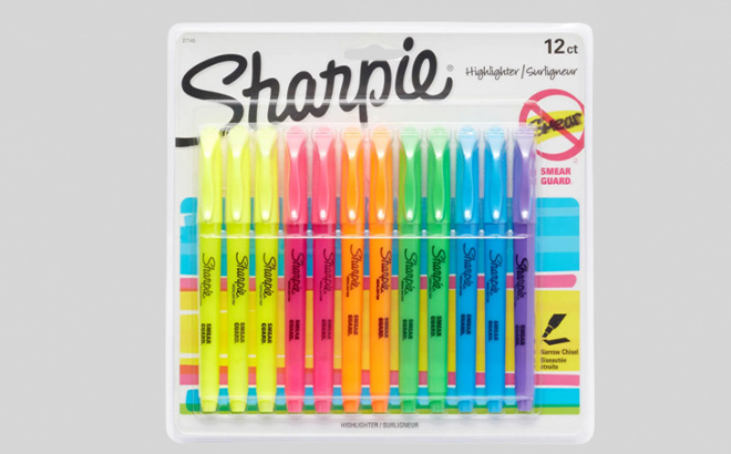 Sharpie Pocket Style Highlighters 12 Pack
