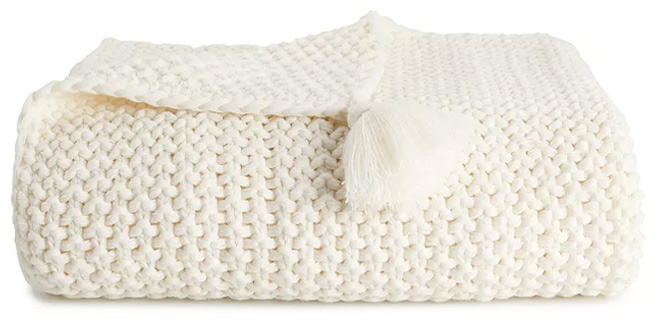 Sonoma Goods For Life Chunky Knit Throw