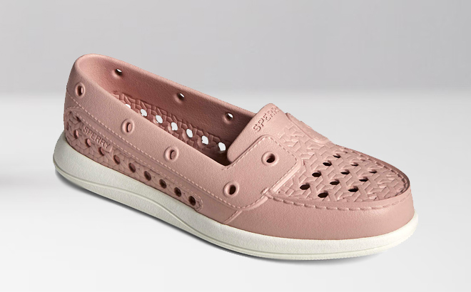 Sperry Boat Shoes Rose Side View