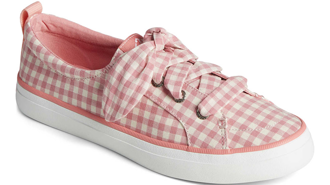 Sperry Womens Crest Vibe Gingham Sneakers