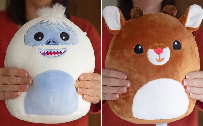 Squishmallows 8 Inch Abominable Snowman and Rudolph