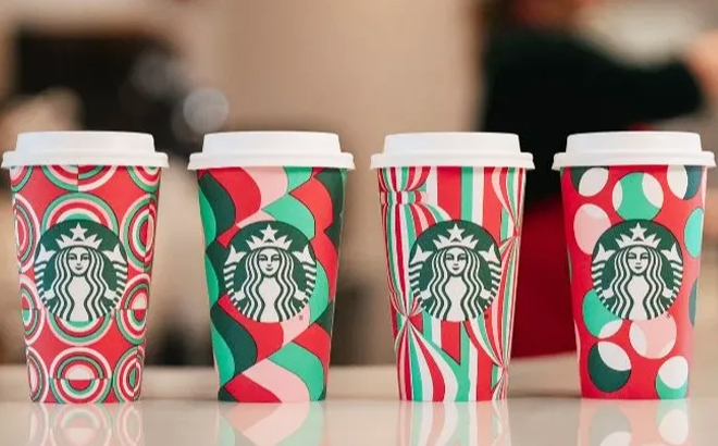 Starbucks new holiday cup designs