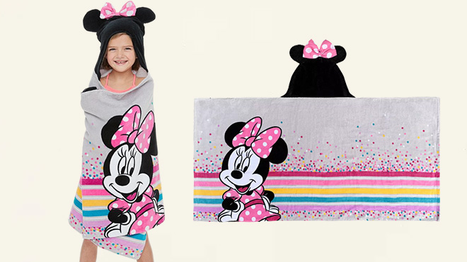 The Big One Disneys Minnie Mouse Hooded Towel