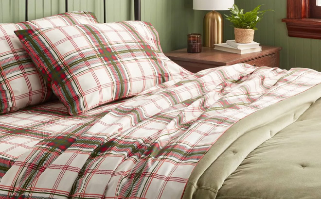 Threshold 400 Thread Count Christmas Holiday Performance Sheet Set 1