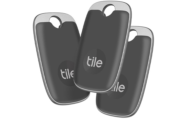 Tile Pro 3 Pack Bluetooth Tracker Key Finder Item Locator