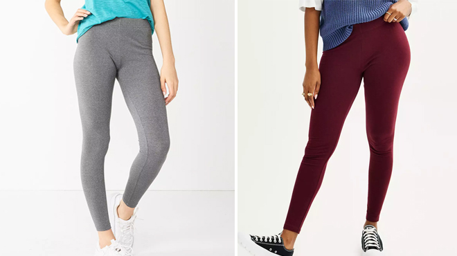 Two Colors of SO Womens Favorite Leggings