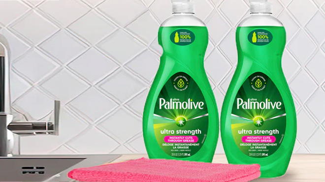 Two Palmolive Liquid Dish Soap