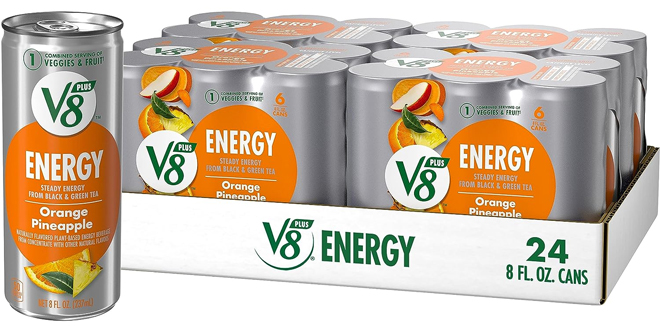 V8 ENERGY Orange Pineapple Energy Drink 24 Pack