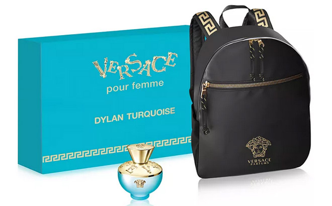 Versace Dylan Turquoise Summer Intensification Backpack Set