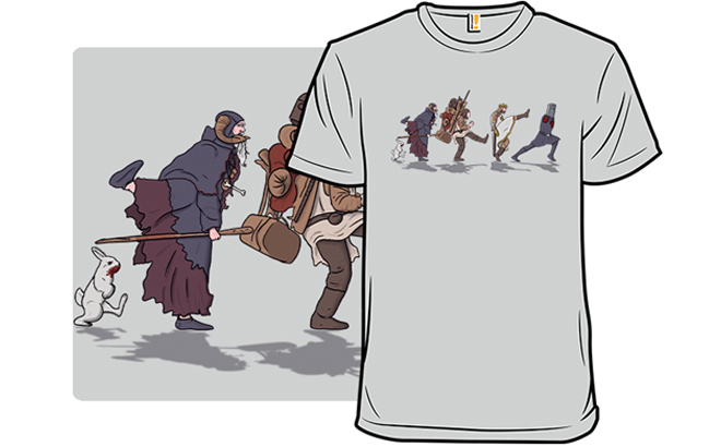 Walking Toward the Grail by MarianoSan Shirt