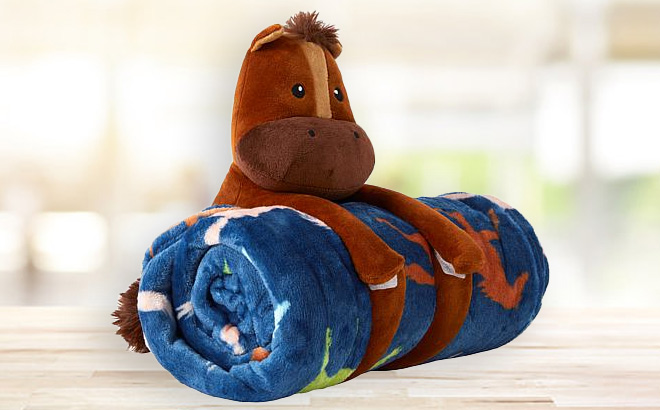 WarmCozy Huggable Animal and Throw