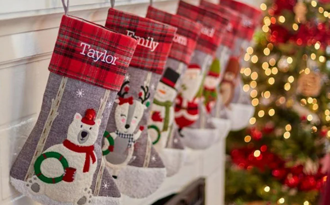 Wintry Cheer Personalized Christmas Stockings