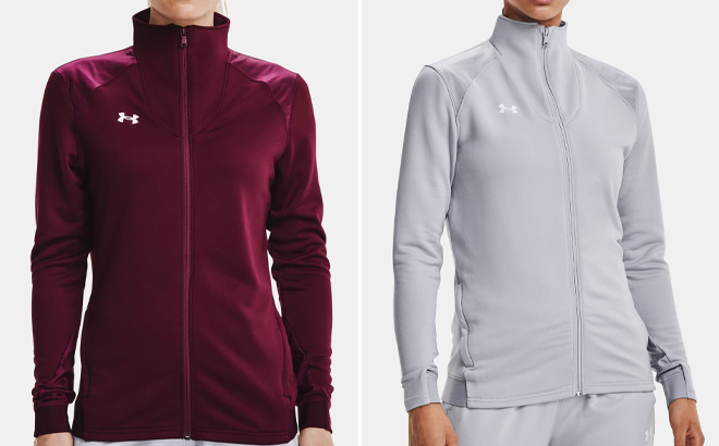 Womens UA Command Warm Up Full Zip