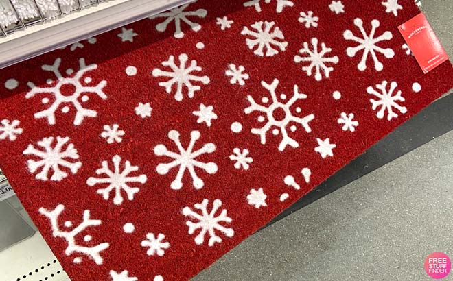 Wondershop Snowflake Coir Christmas Doormat