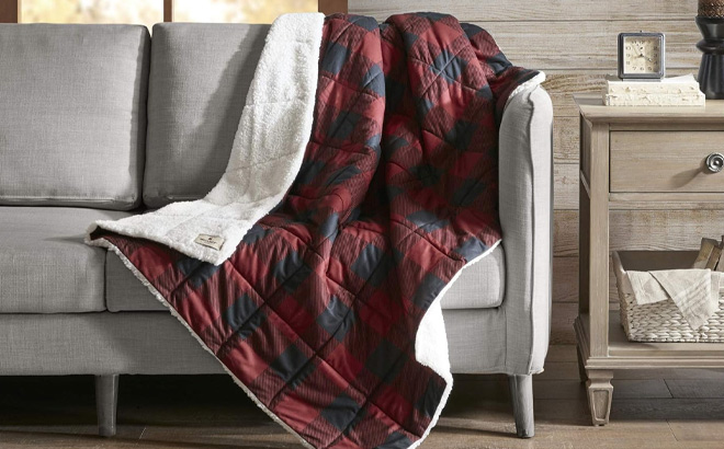 Woolrich Oversized Soft Spun Down Alternative Throw Blanket