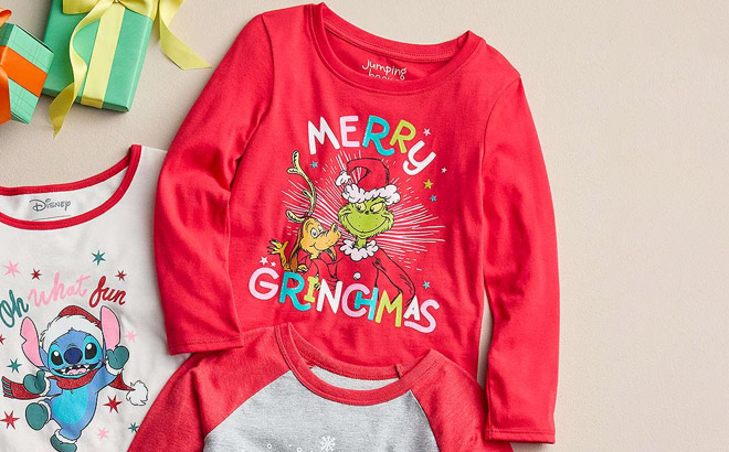 an Image of Grinchmas Baby Toddler Girl Graphic Tee