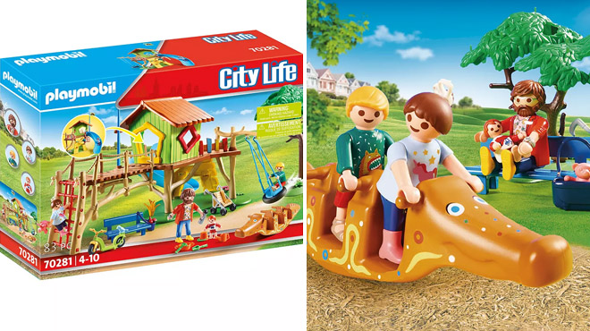 an Image of Playmobil 83 Piece Adventure Playground Set