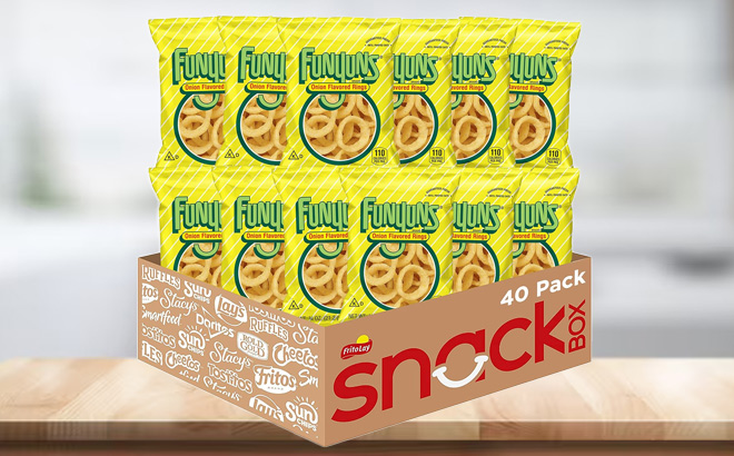 40 Pack of Funyuns Onion Flavored Rings