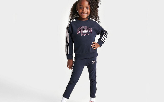 Adidas Toddler Girls Originals Collegiate Set