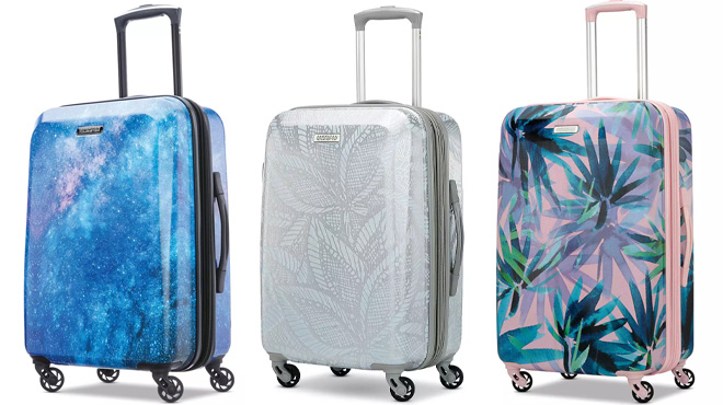 American Tourister Burst Max Printed Hardside Spinner Luggage