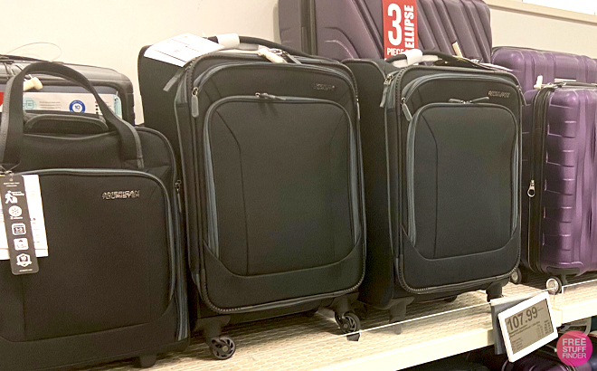 American Tourister Burst Max Quatro Softside Spinner Luggage