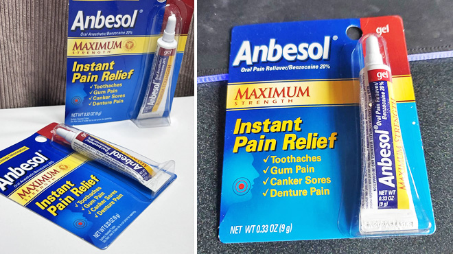 Anbesol Maximum Strength Oral Pain Relief Gel