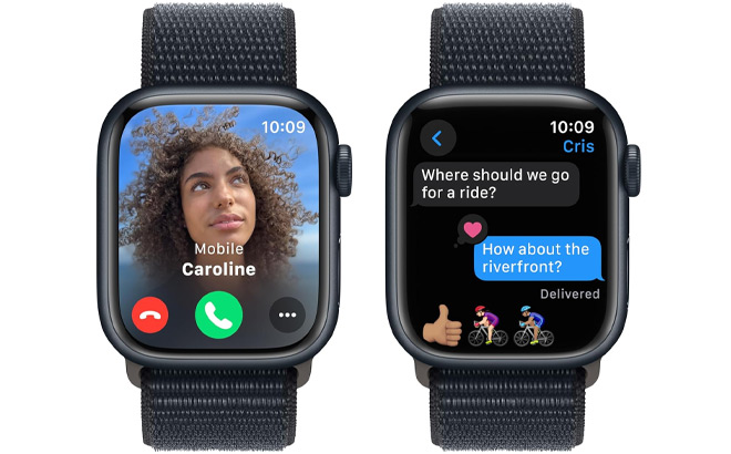 Apple Watch Series 9 GPS 41mm on a White Background