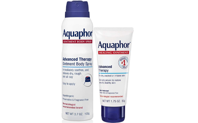 Aquaphor Advanced Healing Ointment Spray Bundle Pack