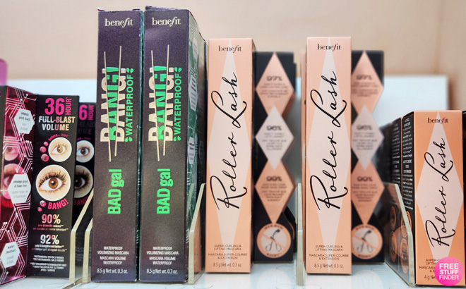 Benefit BADgal BANG Waterproof Mascara on a Shelf