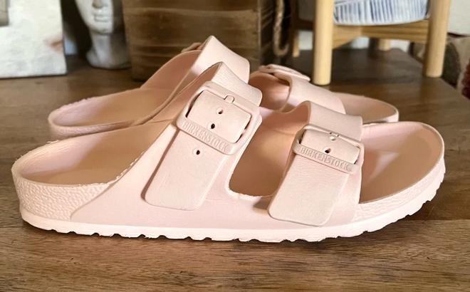 Birkenstock Essentials Arizona Eva Sandals in Rose