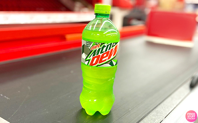 Bottle of Mountain Dew in Store