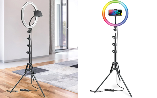 Bower 12 Inch Ring Light with Tripod Stand