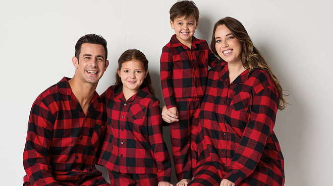 Buffalo Check Matching Family Pajamas