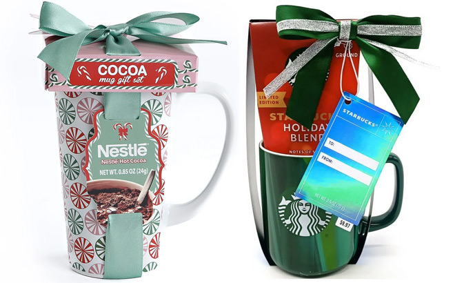 Candy Disc Latte Mug with Nestle Cocoa Gift