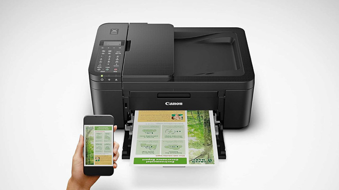 Canon Pixma Wireless Inkjet All In One Color Printer in Black