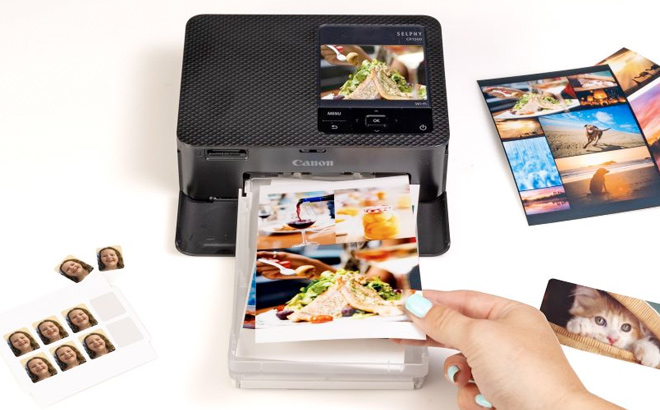 Canon Selphy Wireless Photo Printer with Ink and Photo Paper