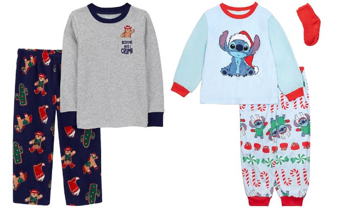 Carters Toddler 2 Piece Pajama Set and Toddler Boys 3 Piece Pajama Set