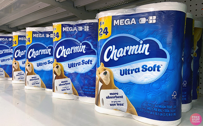 Charmin 6 Pack Toilet Paper Mega Rolls