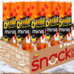 Cheetos 6 Pack Minis Flamin Hot Cheese Canisters