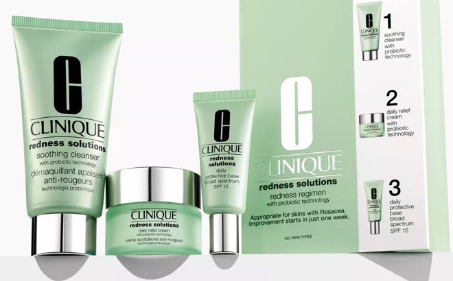 Clinique Redness Solutions Redness Regimen Set