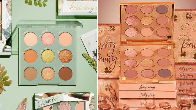 ColourPop The Feels Eyeshadow Palette and ColourPop Lucky Penny Eyeshadow Palette