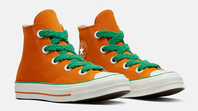 Converse x Wonka Chuck 70 Oompa Loompa Shoes