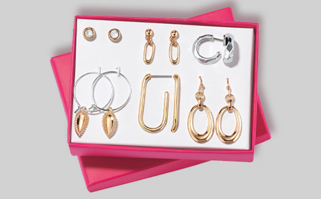 Cord And Metal Earring Pack