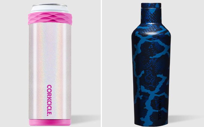 Corkcicle Slim Unicorn Magic Arctican and Blue Python Exotic Canteen